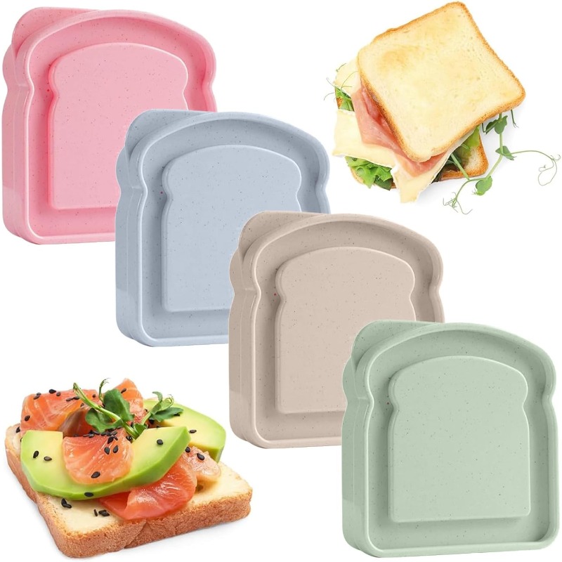 1/4pcs Sandwich Container Lunc - Meal Prep Box recensie en prijs