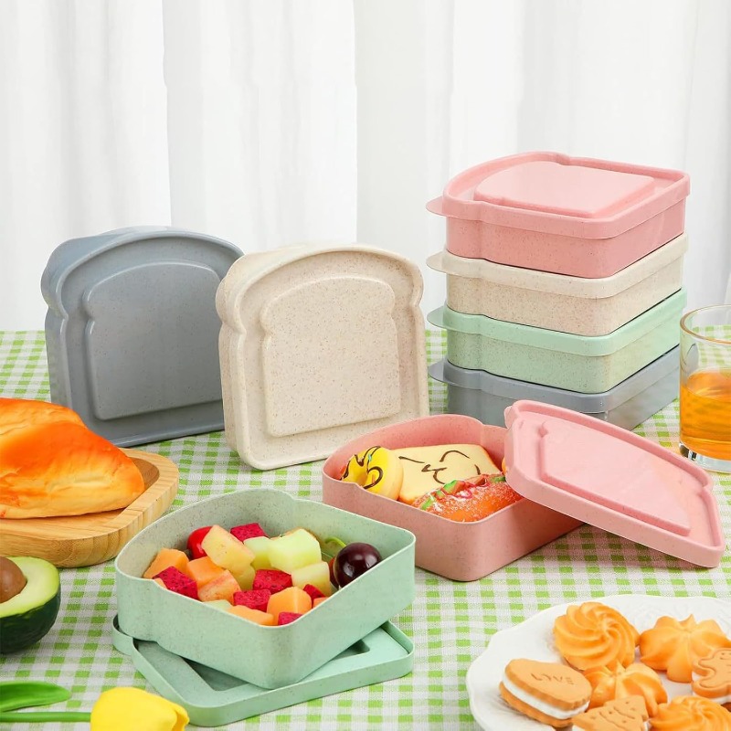 1/4pcs Sandwich Container Lunc - Meal Prep Box recensie en prijs