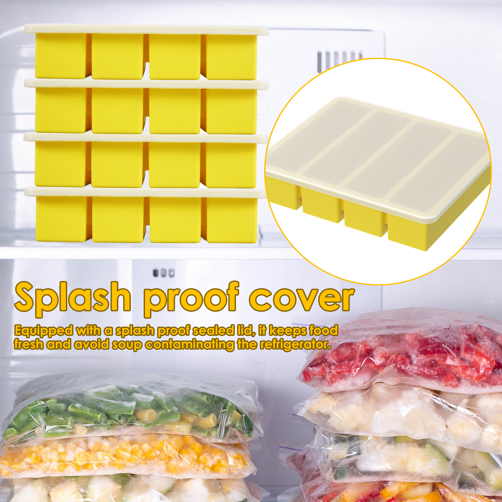 4 Pcs Silicone Freezer Molds E - Meal Prep Easy recensie en prijs