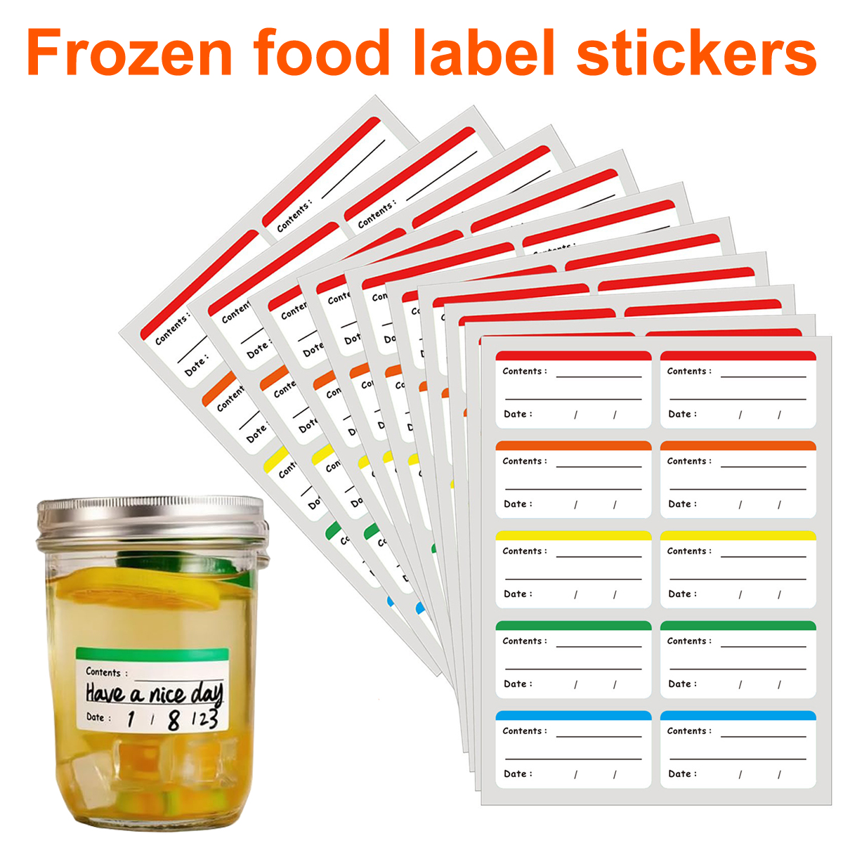 100Pcs Freezer Labels Easy Pee - Meal Prep Easy recensie en prijs