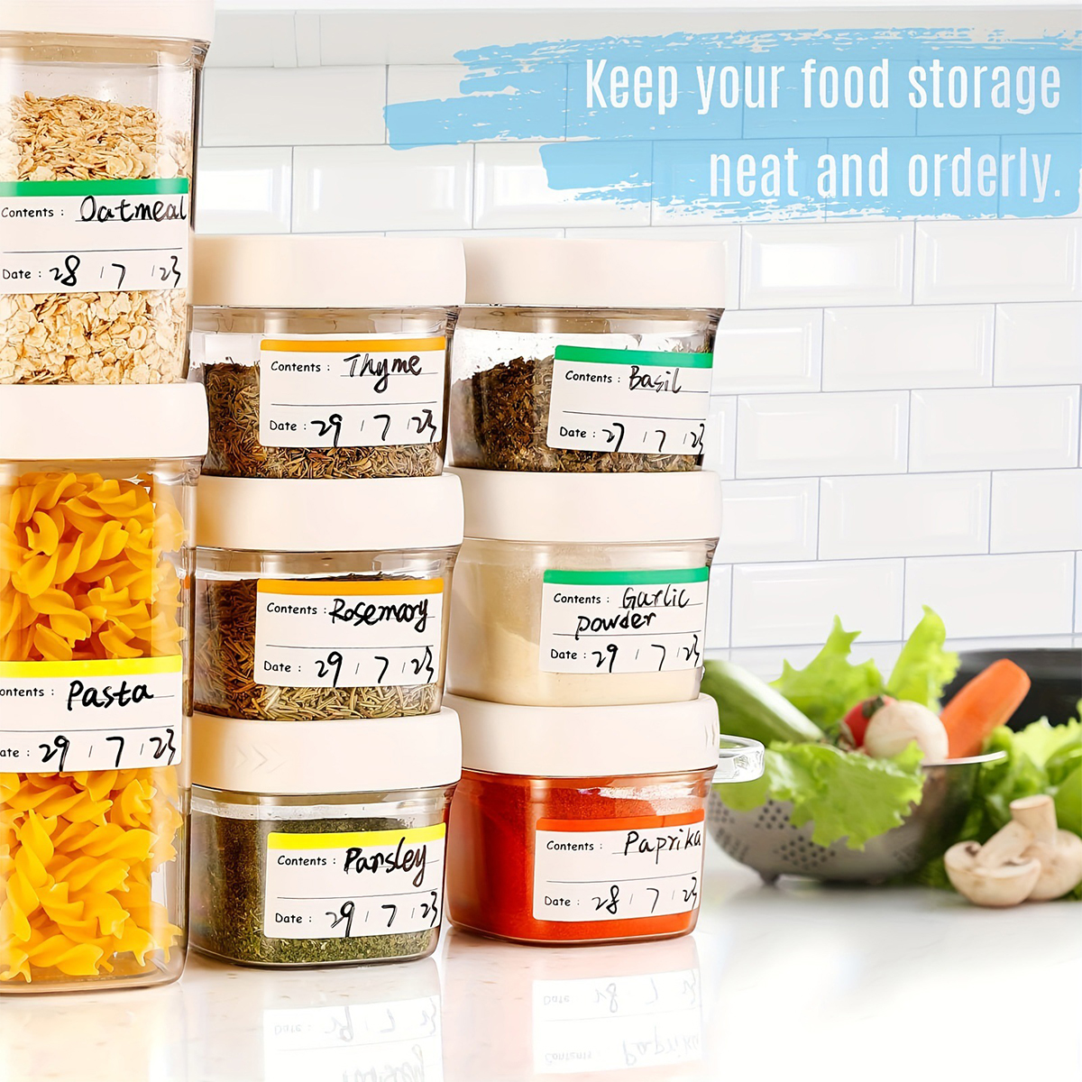 100Pcs Freezer Labels Easy Pee - Meal Prep Easy recensie en prijs