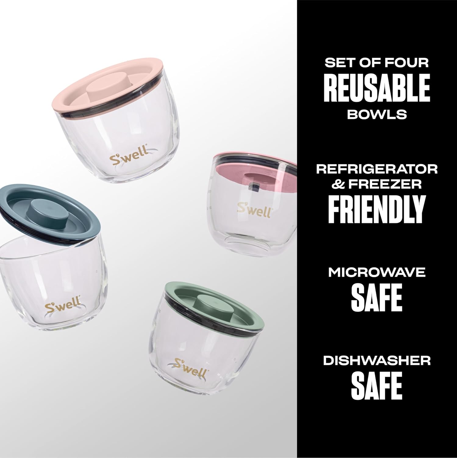 Glass Prep Bowl Set of 4 for E - Meal Prep Easy recensie en prijs