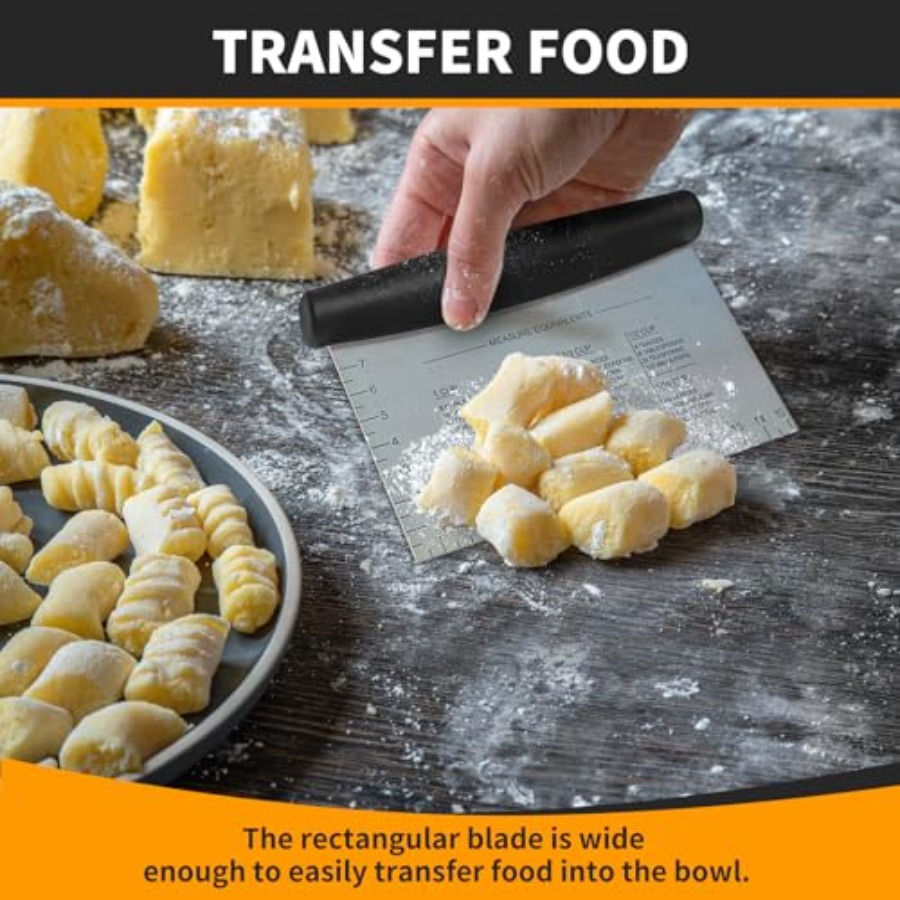 Bench Scraper Chopper - Baking - Meal Prep Pasta recensie en prijs