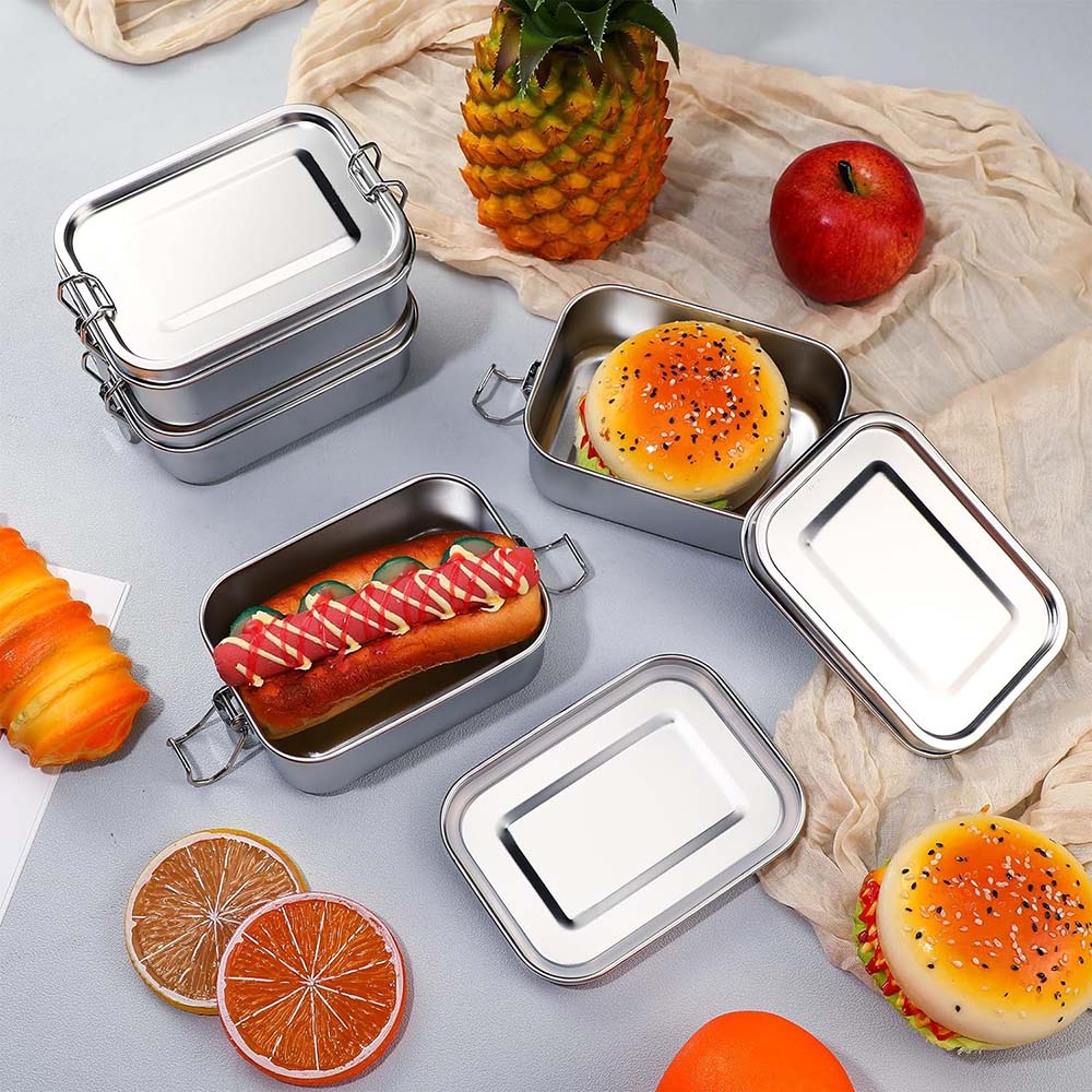 4Pcs Stainless Steel Bento Box - Meal Prep Box recensie en prijs