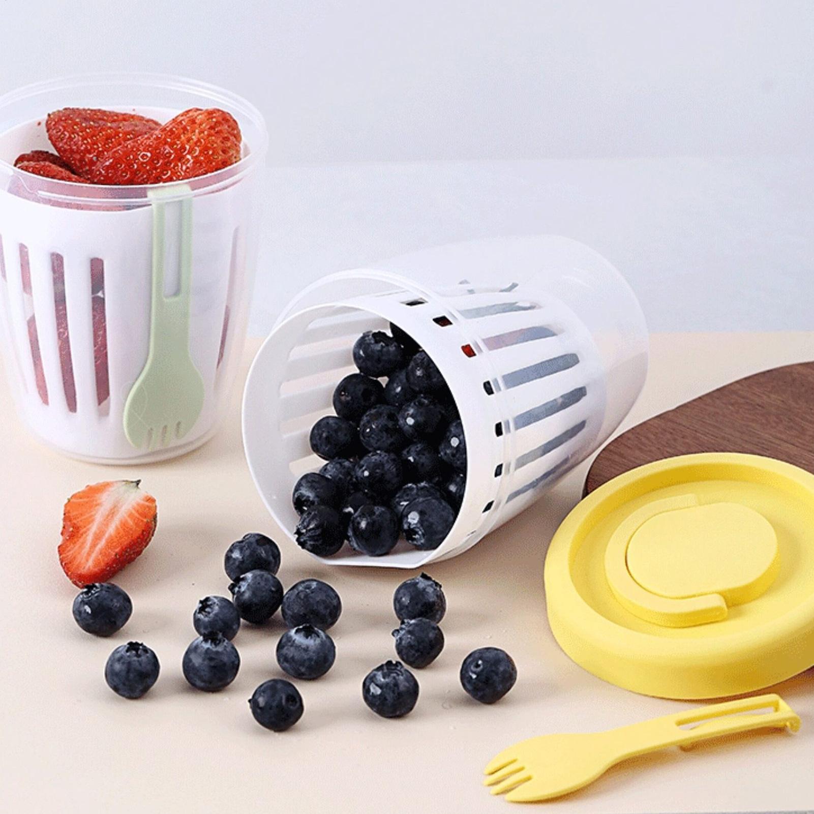 Salad Jar Draining Airtight Fo - Meal Prep Overnight Oats recensie en prijs