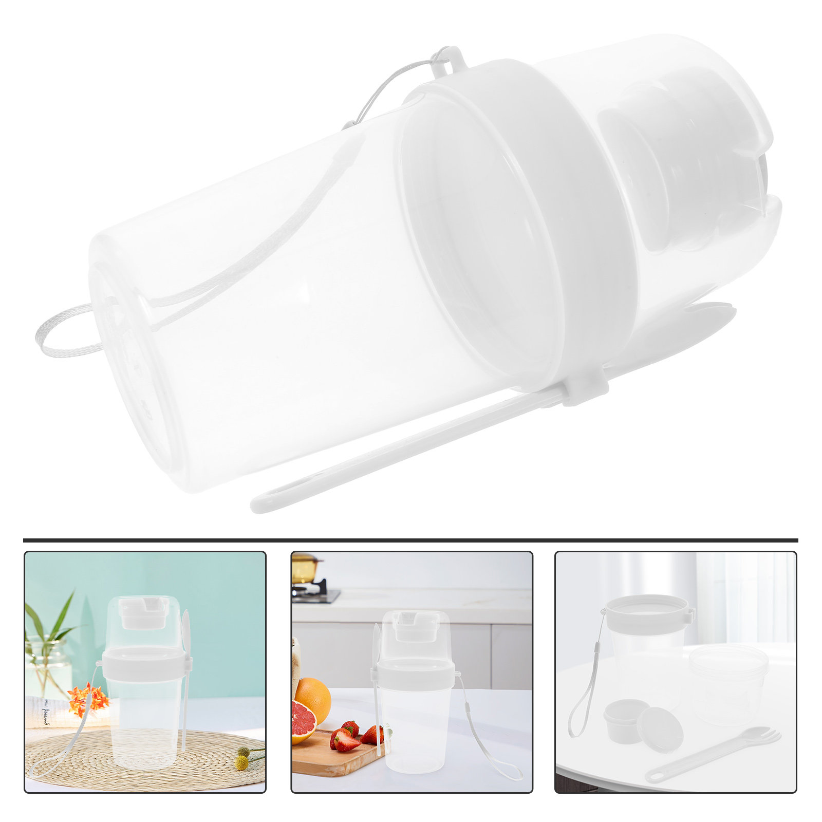 1Set Double Compartment Overni - Meal Prep Overnight Oats recensie en prijs