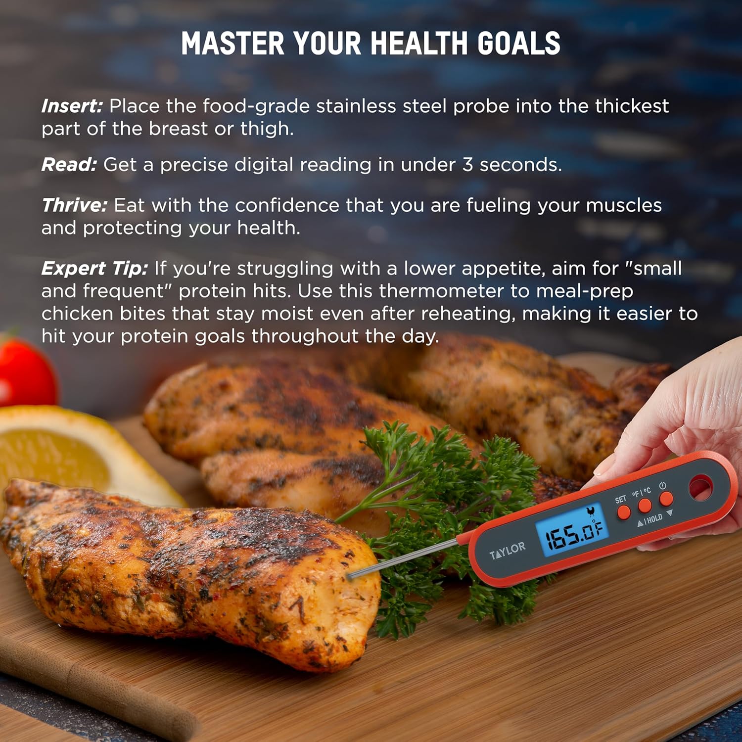 Digital Waterproof Meat Thermo - Meal Prep High Protein recensie en prijs