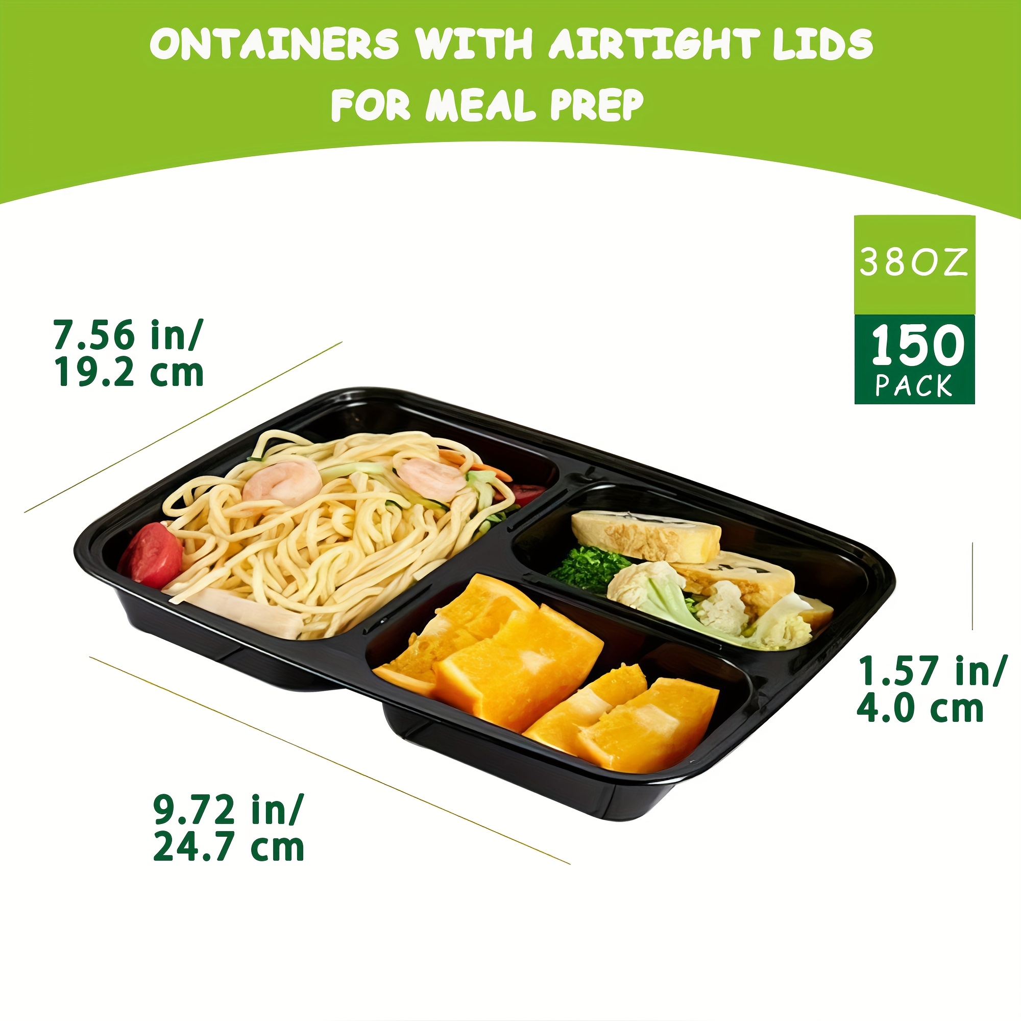 300pcs Meal Prep Containers 15 - Meal Prep Box recensie en prijs