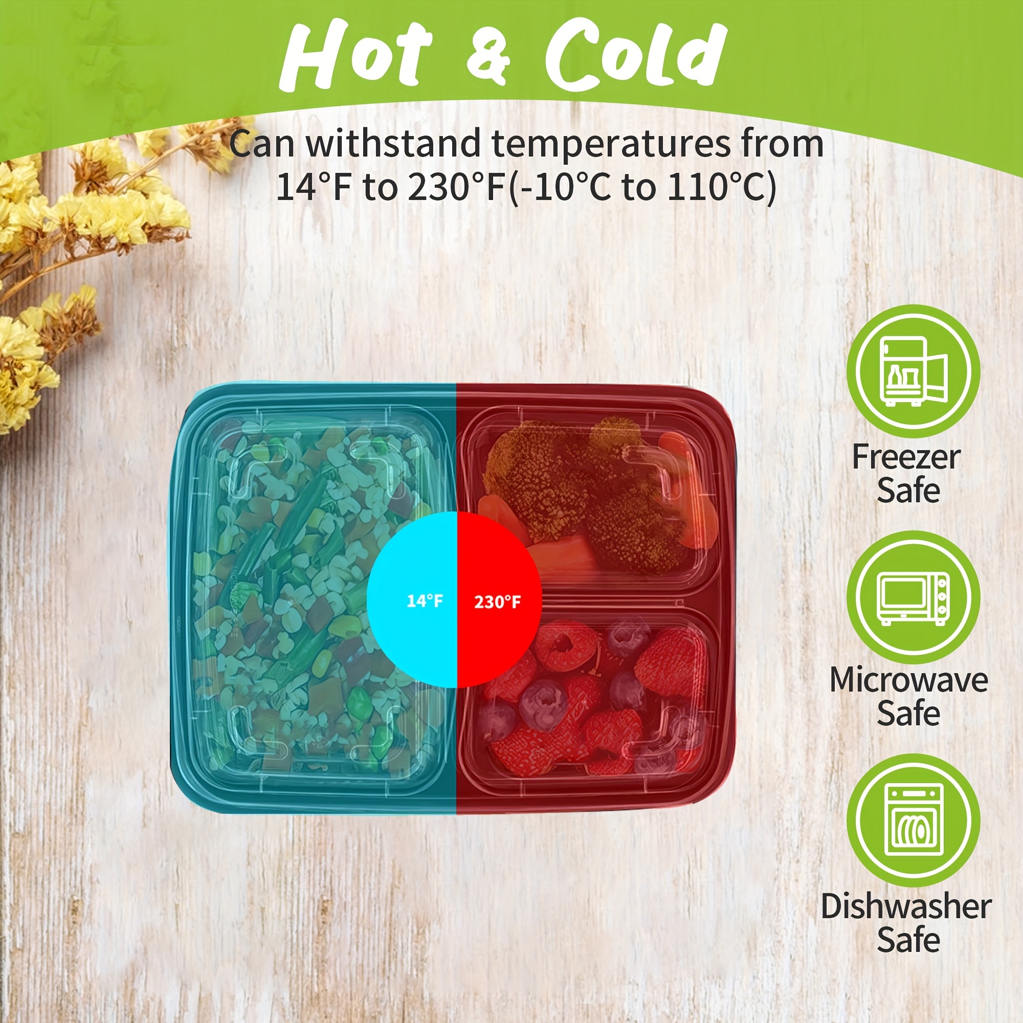 300pcs Meal Prep Containers 15 - Meal Prep Box recensie en prijs