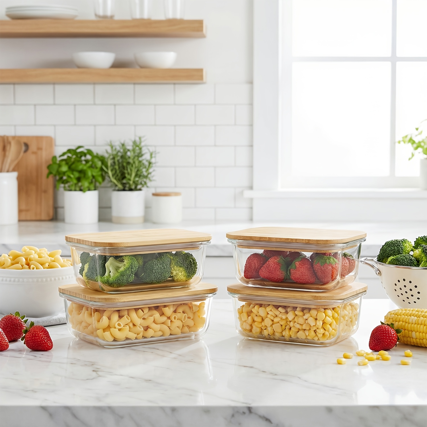 8pcs(4pcs Containers And 4pcs  - Meal Prep Box recensie en prijs