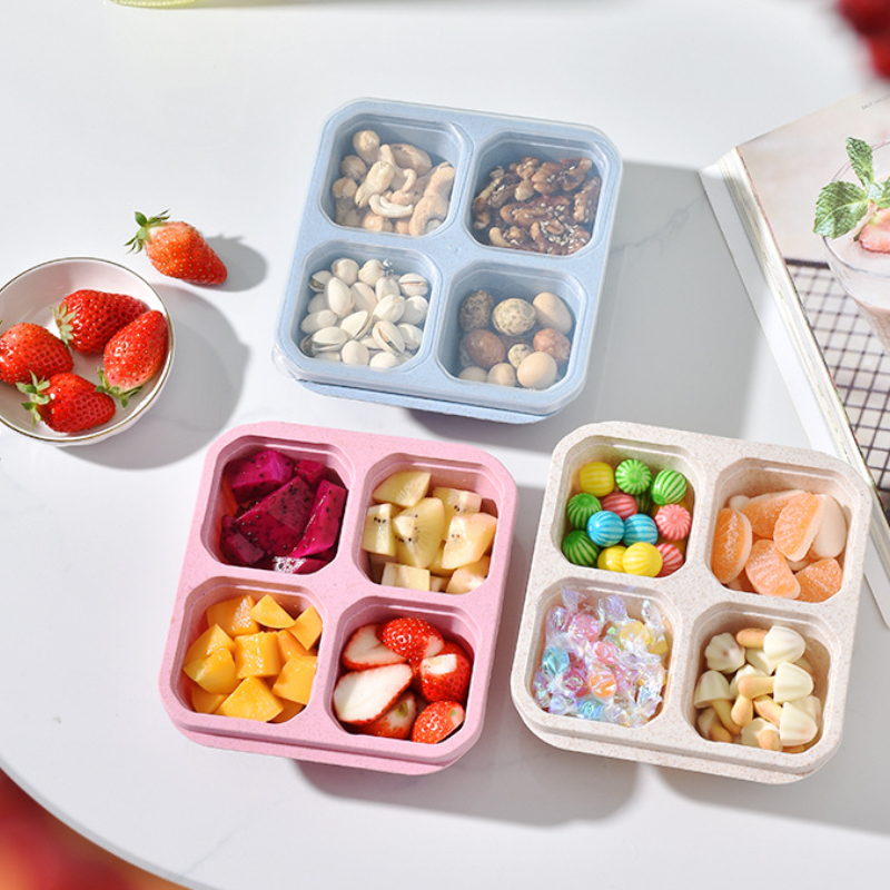 Snack Box with Four Transparen - Meal Prep Box recensie en prijs