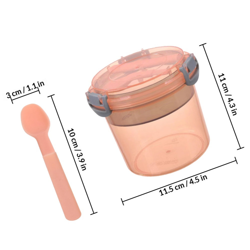 2Pcs Overnight Oats Jars with  - Meal Prep Overnight Oats recensie en prijs