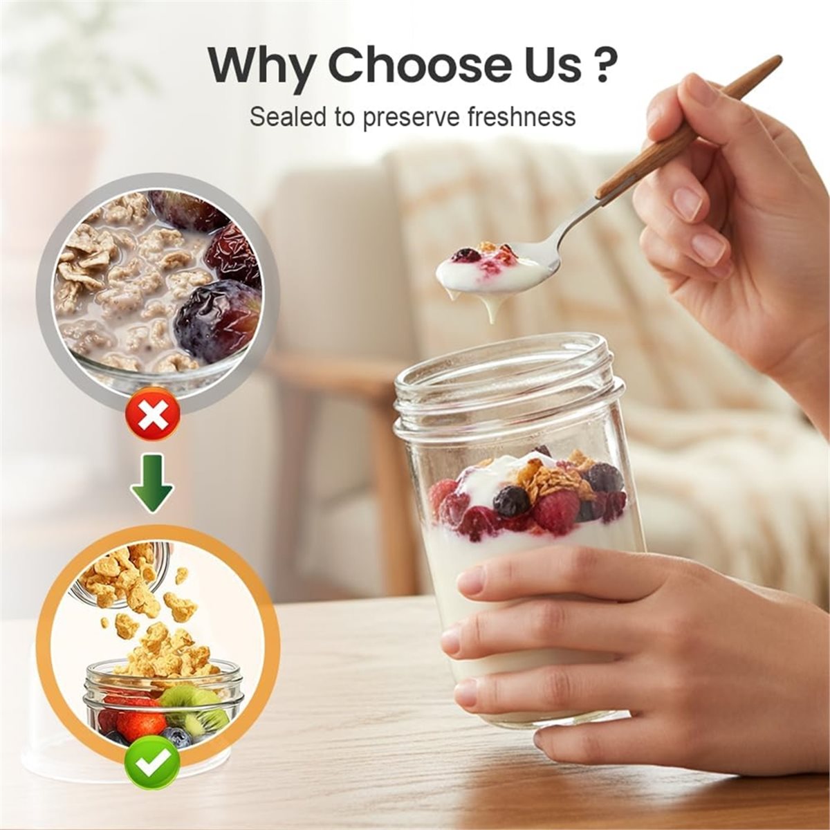 BAAE Overnight Oats Containers - Meal Prep Overnight Oats recensie en prijs