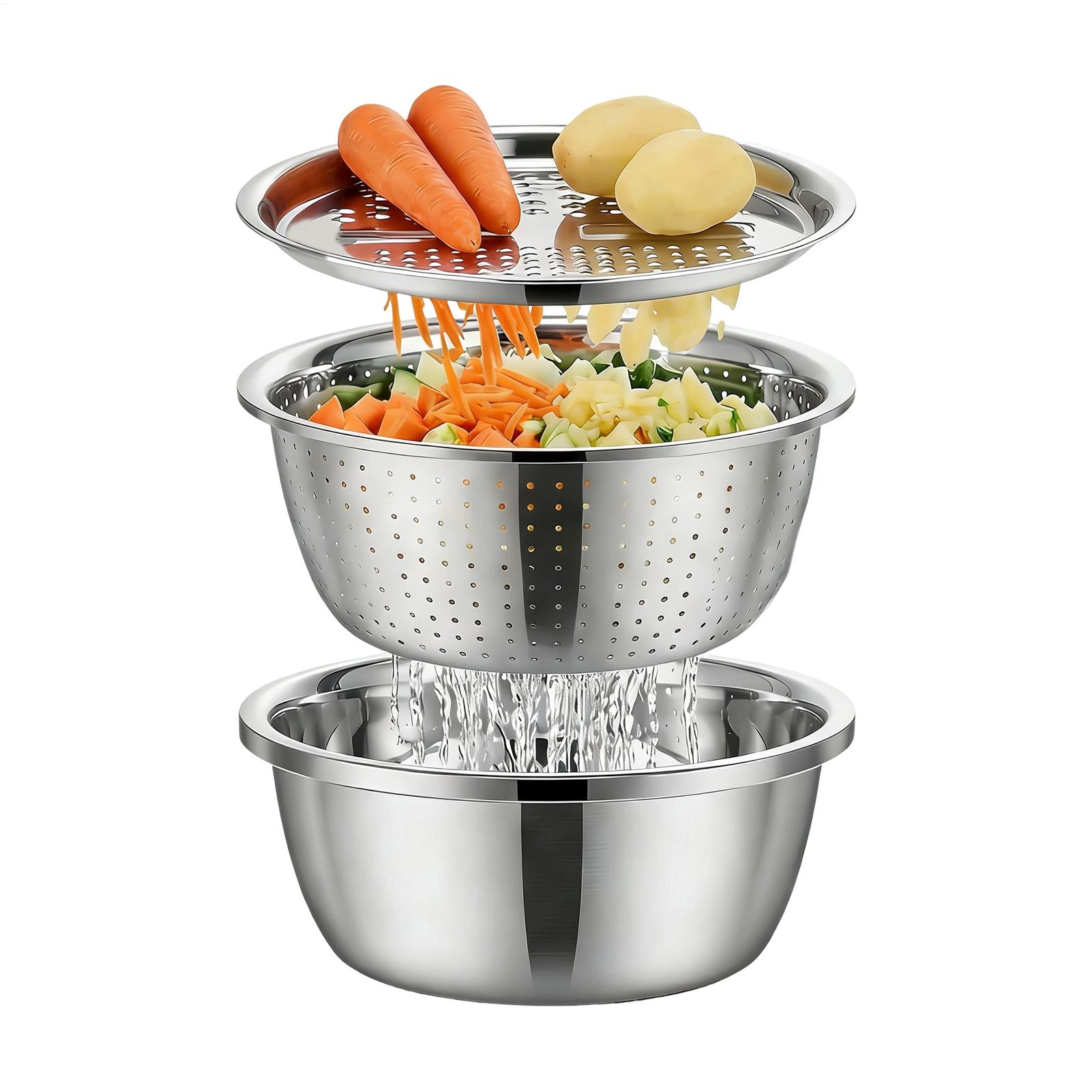 Stainless Steel Colander Strai - Meal Prep Pasta recensie en prijs