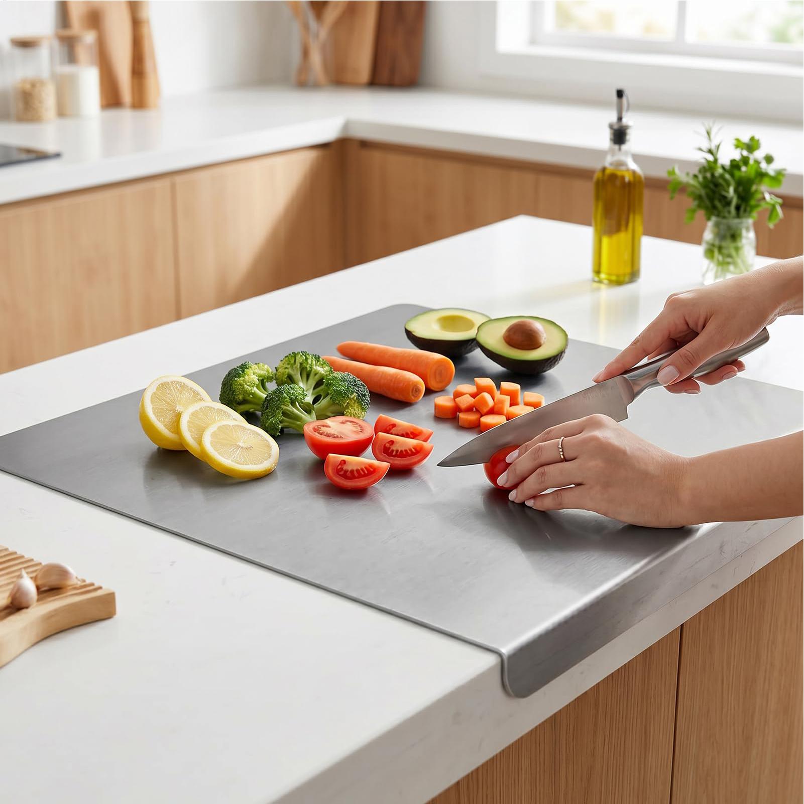 Non Slip Stainless Steel Cutti - Meal Prep Easy recensie en prijs