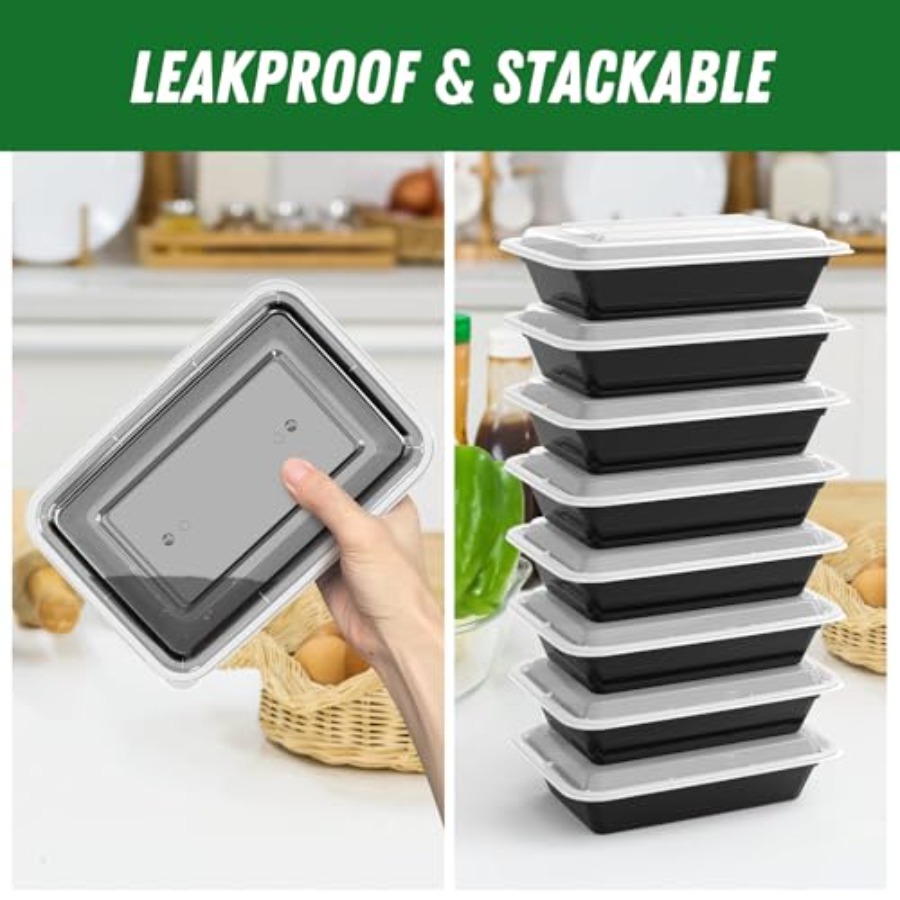 50 Pack 100-Piece 32 oz Meal P - Meal Prep Easy recensie en prijs