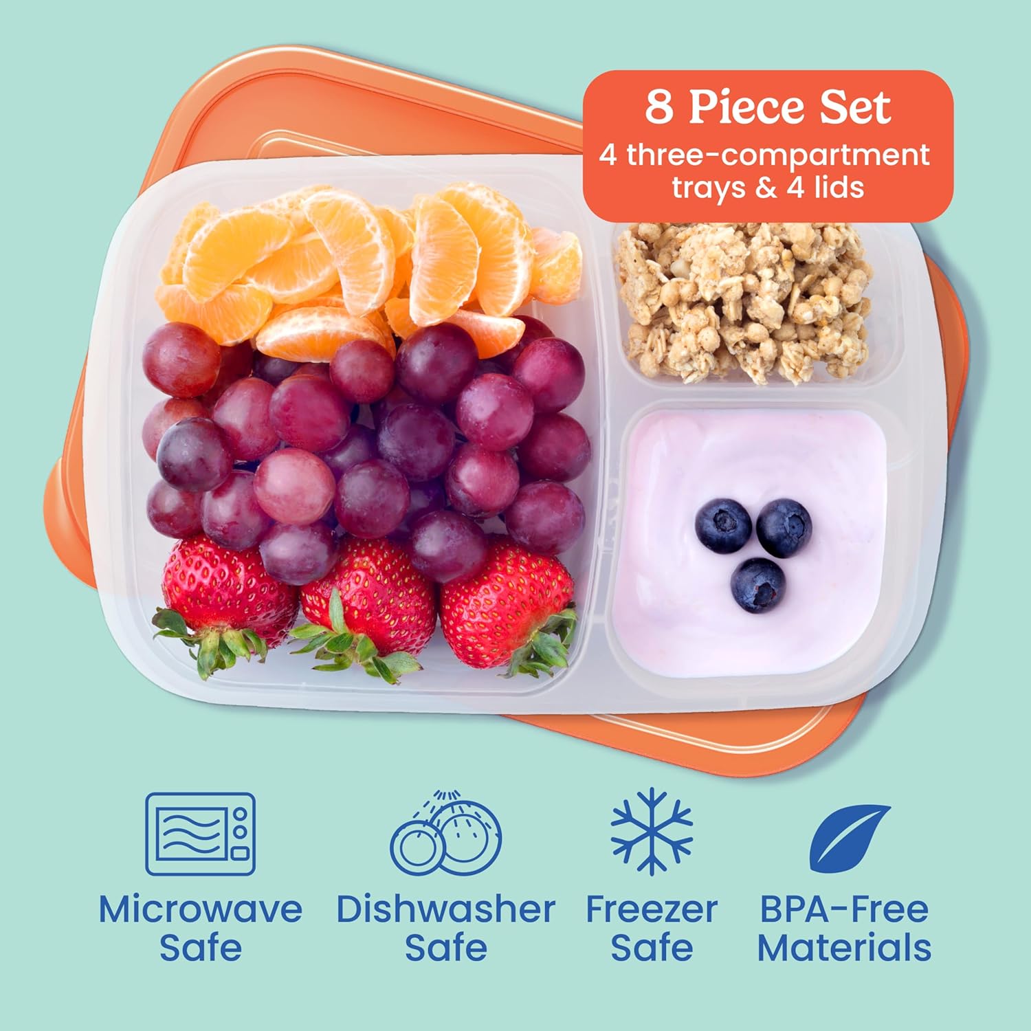 Original Stackable Lunch Boxes - Meal Prep Box recensie en prijs