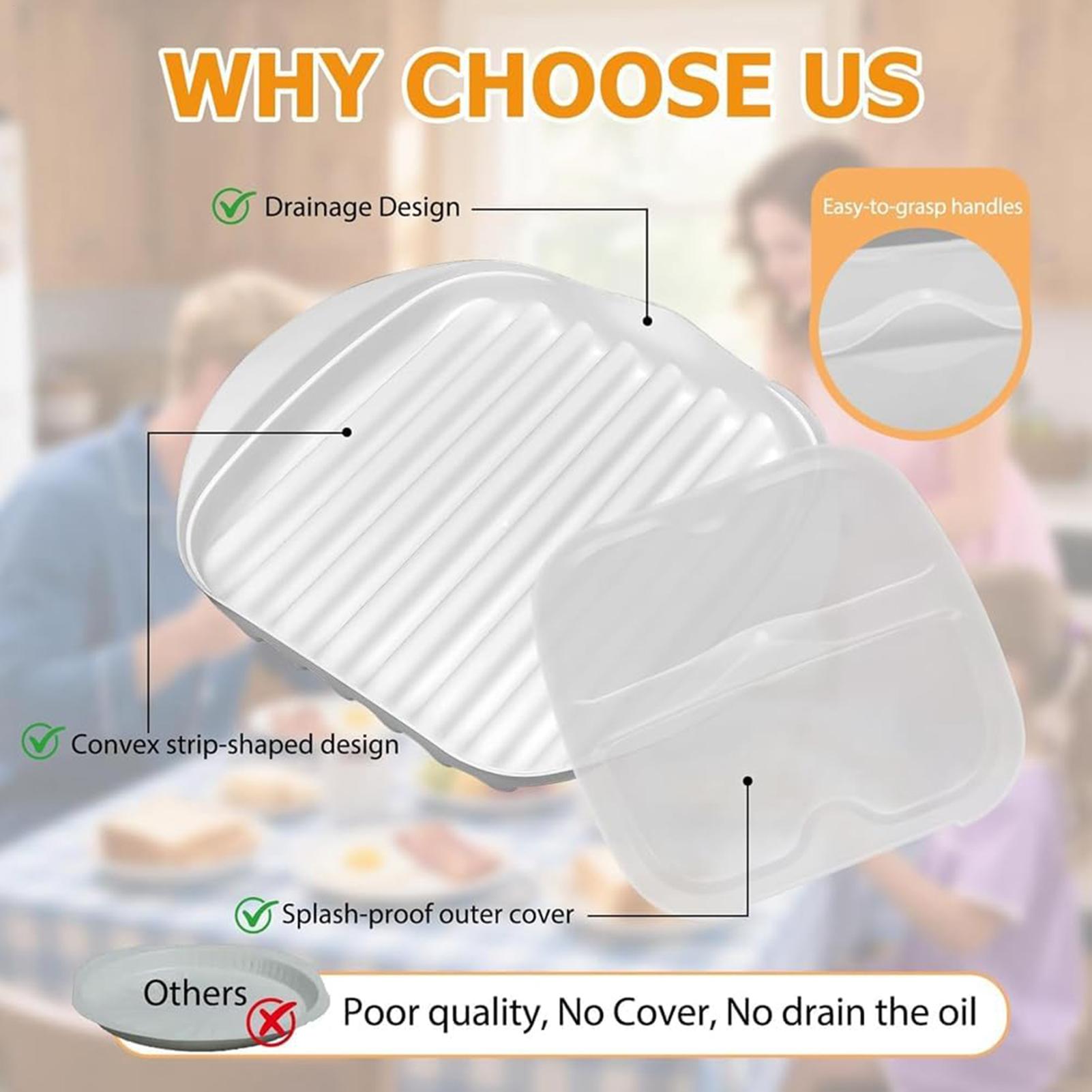Non-Stick Microwave Bacon Tray - Meal Prep Hot Dogs recensie en prijs