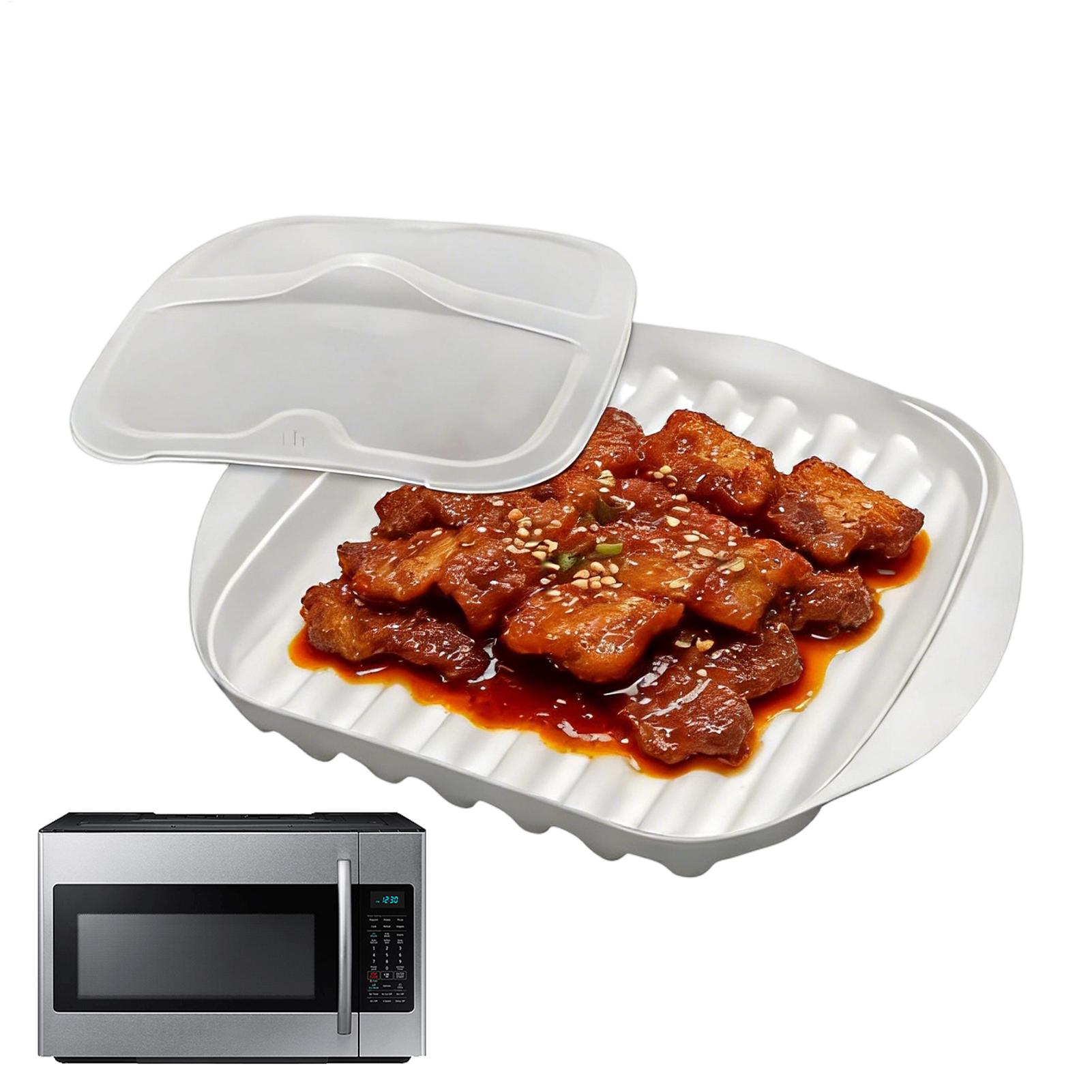 Microwave Bacon Tray Non-Stick - Meal Prep Hot Dogs recensie en prijs
