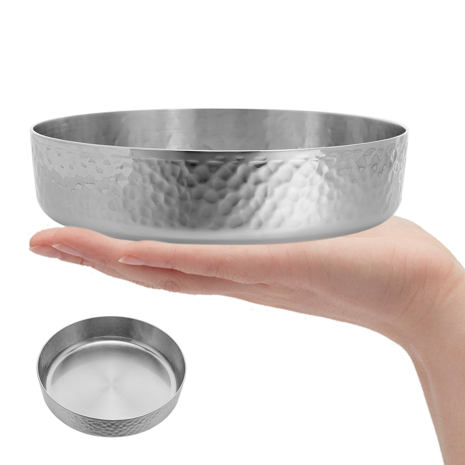Hammered Finish Stainless Stee - Meal Prep Pasta recensie en prijs