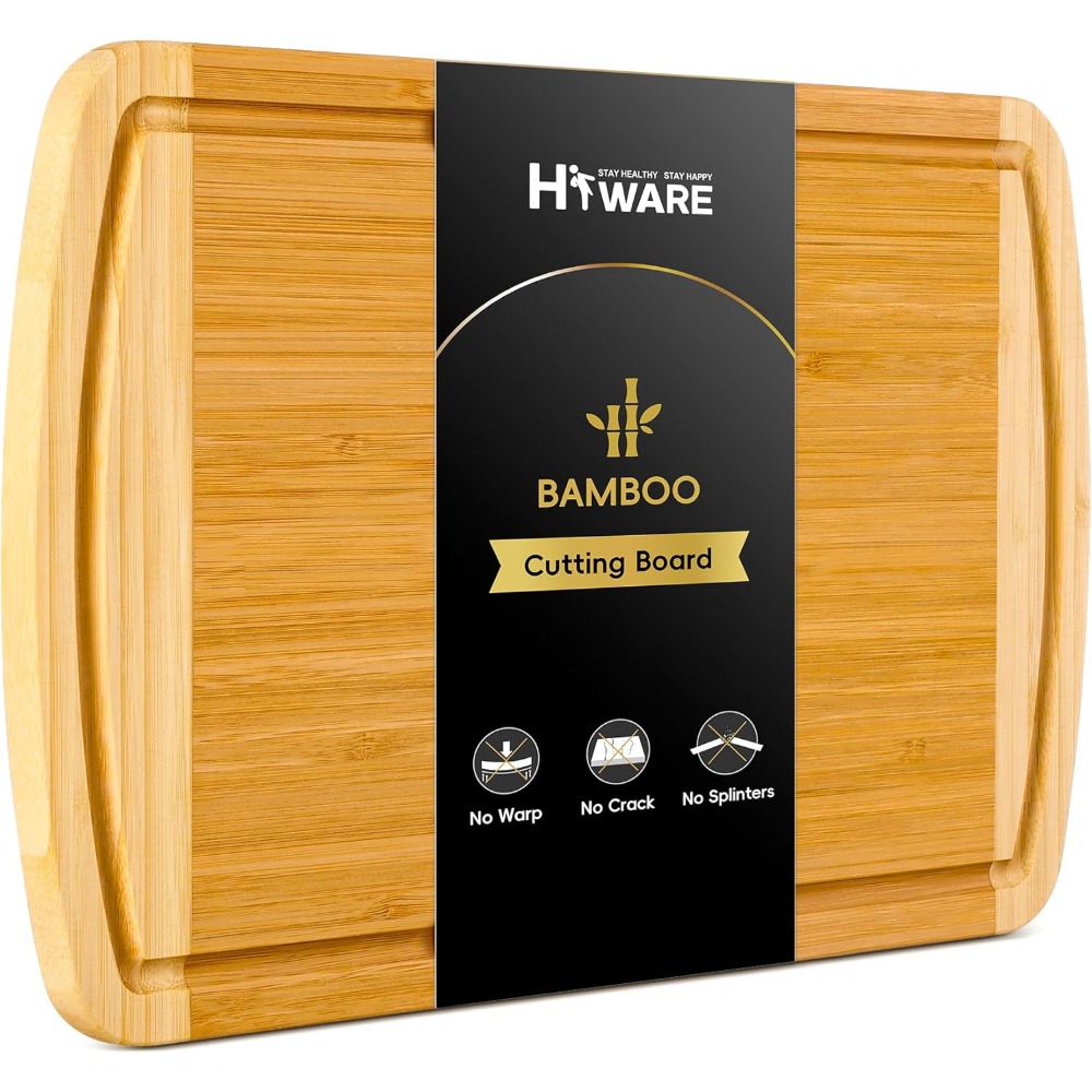 Large Wooden Cutting Board for - Meal Prep Organic recensie en prijs