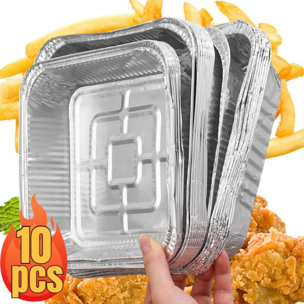 10Pcs 6/7/8 Inch Food Tin Foil - Meal Prep Box recensie en prijs